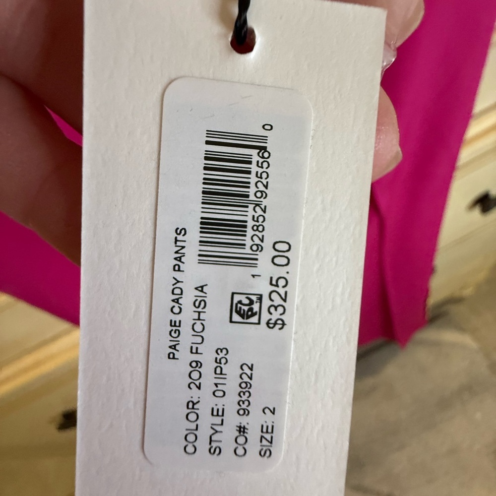 Milly Fuchsia Cropped Pants - Picture 8 of 9